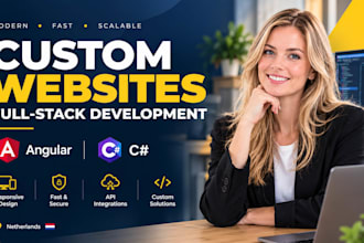 build your professional website, custom design