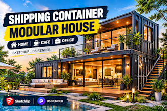 design shipping container home, modular house, office, apartment and shop