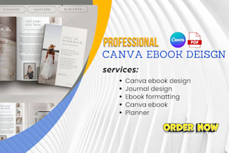 editable canva ebook design workbook design pdf lead magnet ebook layout design