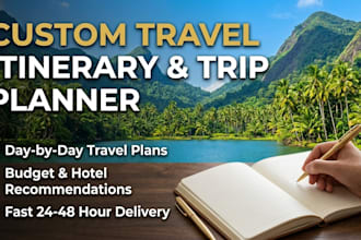 create a custom travel itinerary and trip planner