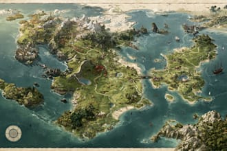 create custom medieval fantasy maps and world maps