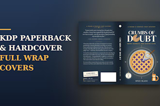 design an amazon kdp paperback and hardcover book cover