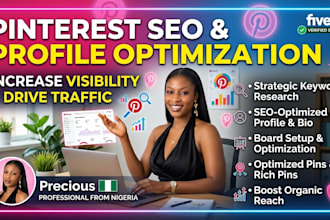 do strategic pinterest keyword research and profile optimization