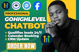 build gohighlevel chatbot for lead generation appointment booking ghl chatbot