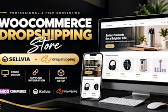 build woocommerce dropshipping store with sellvia and cjdropshipping suppliers