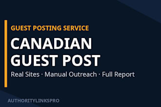 publish a guest post on canadian websites with dofollow backlink