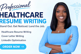 write an ats nursing resume, healthcare resume, rn CV and cover letter