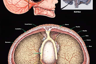 create medical, anatomy surgical and scientific illustration