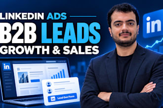setup and manage linkedin ads for b2b leads and lead generation