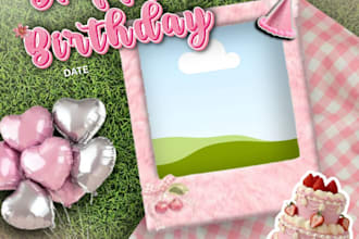 create a canva birthday template
