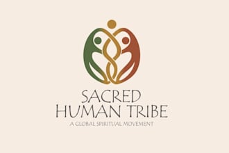 create a unique spiritual, wellness and community logo