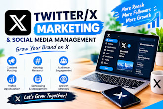 do twitter x marketing and social media management