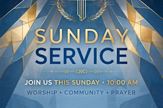 design modern church posters birthday posters and business flyers