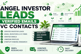 provide verified venture capital and angel investor leads