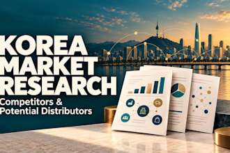 research the korean market and identify potential distributors