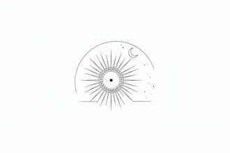 create custom minimalist fine line or geometric tattoo art