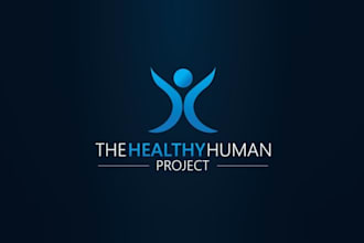 make powerful fitness logo without muscles or weights