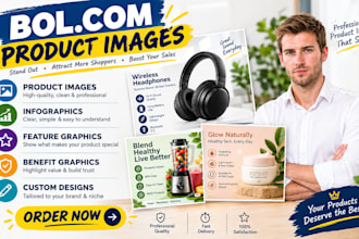 create bol com product images infographics feature and benefit graphics