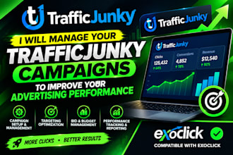 manage traffic junky campaigns to improve your advertising performance