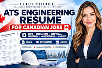 write an ats engineering resume for canadian jobs