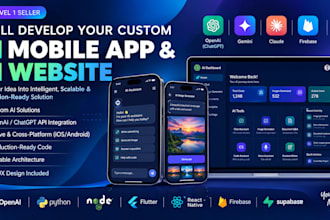 build ai mobile app and ai website