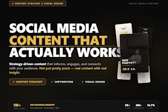 create engaging social media content and strategy
