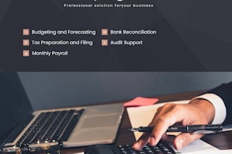 do complete accounting bookkeeping mis reporting and payroll