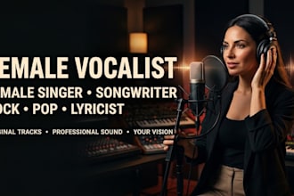 be your female singer female rock singer pop singer songwriter lyricist vocalist