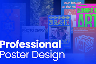 design modern and minimalist poster