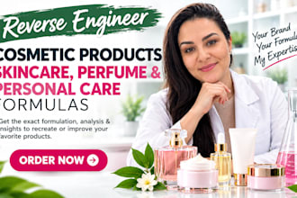 reverse engineer cosmetic products skincare perfume and personal care formulas