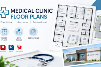 design medical clinic floor plans healthcare facility blueprint cad