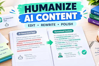 edit and humanize ai content for natural writing