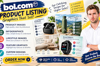 create bol com product listing graphics infographics and lifestyle images