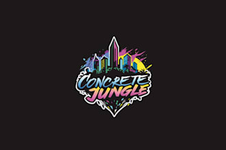 design existing unique concrete jungle logo