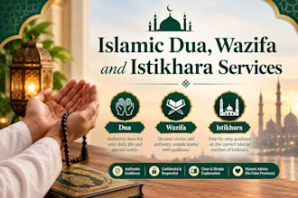provide islamic dua, wazifa and istikhara services