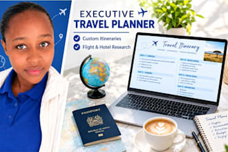 be your VA for business travel planning and itineraries
