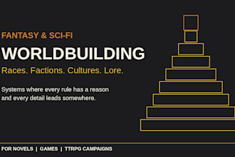 build fantasy or sci fi world with factions, cultures, lore