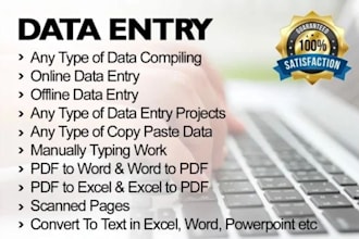 be your expert data entry specialist