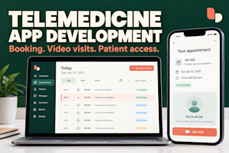 develop telemedicine app, telehealth saas, hipaa focused healthcare app, ai app