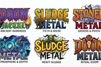 do doom metal sludge metal stoner metal and post metal logo