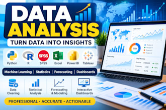 deliver expert data analysis and professional reporting