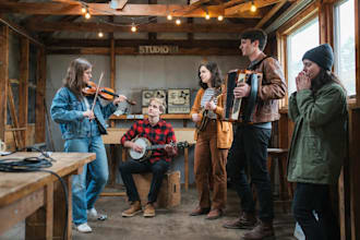 record live banjo fiddle mandolin harmonica and accordion