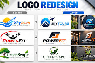 redesign, refresh and modernize your existing logo