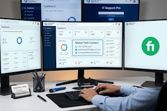 provide professional IT support and troubleshoot computer and network issues