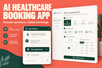 develop healthcare saas, patient portal, telemedicine mobile application, ai app