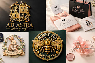 design vintage or family crest logo design