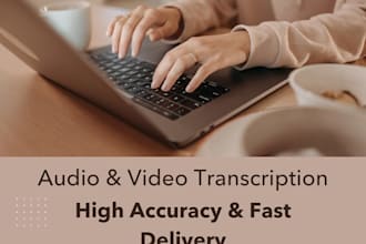 transcribe audio and video in english and arabic accurately