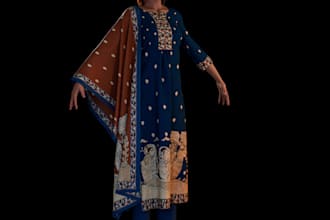 dress metahuman characters with clothing, shoes, outfit styles based on the role