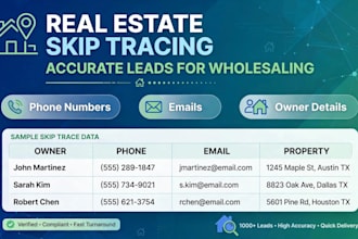 do real estate skip tracing for wholesaling
