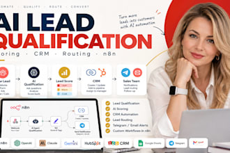 build ai lead qualification and CRM automation with n8n